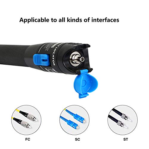 Visual Fault Finder, Red Light Pen, Fiber Optic Kabel Tester, Kabel Testapparatuur Geschikt voor 2.5mm (1 mW) Connector 3