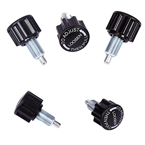 Zee 5PCS M16 Verstelbare Knob Pop Pin Oefenfiets Onderdelen voor de meeste Oefenfietsen apparatuur 4