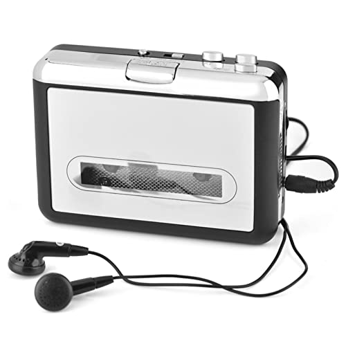 Cassette To MP3 Converter, USB Cassette Converter, Portable Audio Cassette Player USB Cassette Recording, CD Switcher Converter Capture Audio Music Player met hoofdtelefoon