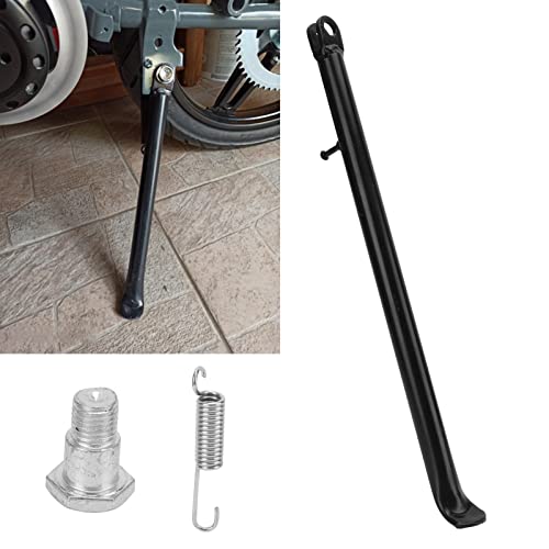 Kickstand, 420mm/16.54in Motorfiets Side Kickstand Ondersteuning Vervanging voor CRF50 70 125cc 110cc 140cc Vuilnisbakfiets (zwart) 4