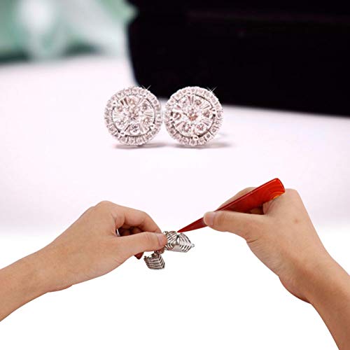 Agate Mes, Handsieraden Polisher Natural Product Polishing Jewelry Polishing Agent for Polishing Gold/Silver for Clean Dirt (Red) 3