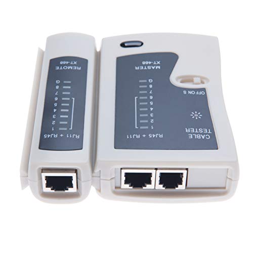 LAN RJ45 RJ11 netwerkkabeltester, controleert open/korte klemmen en dwars door of dwars voor ISDN, ADSL, voedselnet, CAT7, Cat6e, CAT6, Cat5e, Cat5e, Cat5e, Cat5e, Cat5e, Cat5e, Cat5e, LSA Hulpmiddelen