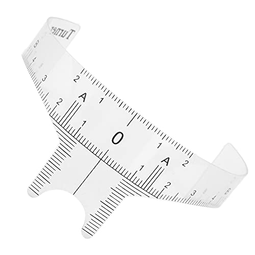 Eyebrow Liniaal, Professional Eyebrow Positioning Liniaal Microblading Eyebrow Shape Design Liniaal Meetinstrument(Nose Bridge Liniaal B)
