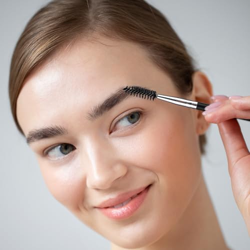 5 st. Herbruikbare wimper wenkbrauwen Spoolie penseel, Mascara penseel toverstokken, lange handgreep wimper penseel Applicatoren Draagbare wimperborstel make-up wimpers set voor wimpers 4