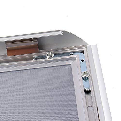 A4 Aluminium Snap Foto Frame met Anti-Glare PVC Hoes, Waterdicht, Posterhouder Clip Aluminium Frame A4 Foto Frame Beschikbare Wall Montage Opties 5