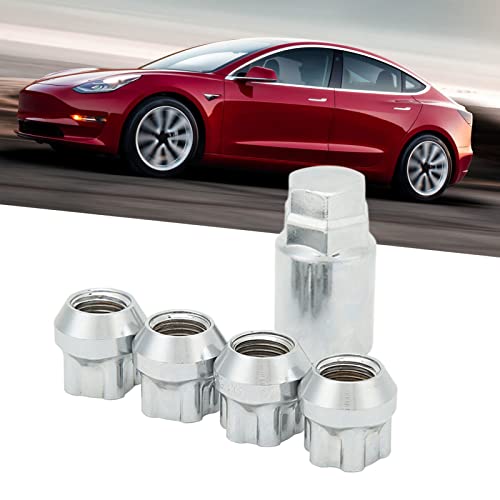 Wheel Lock Wheel Nuts, Roestvrij stalen Cone Seat Wheel Lock Wiel Lock Wheel Nuts Bolts Kit Vervanging voor 3 Y S X 4