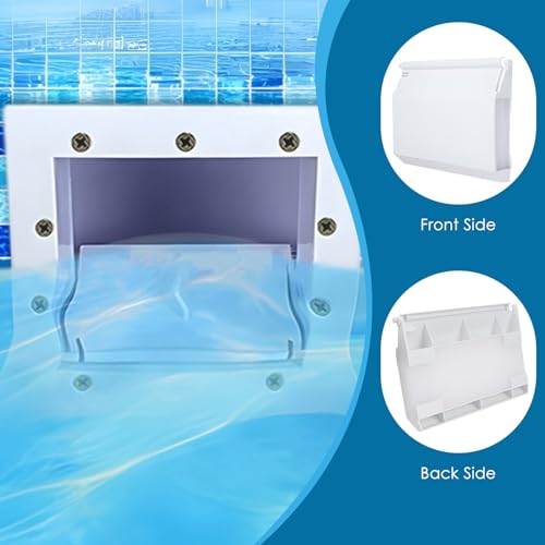 2 st Zwembad Filter Skimmer Deur Duw Flap Hoge betrouwbaarheid Eenvoudig te installeren Zwembad Skimmer Flapper Deur voor Zwembad 4