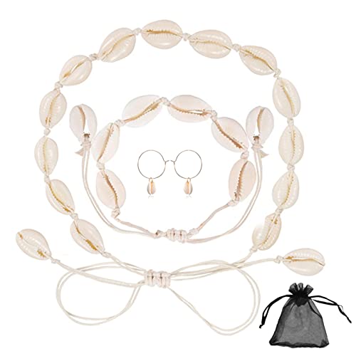 Sieraden Set: Choker, armband, oorbellen - wit, verstelbaar, lichtgewicht - Perfect voor bruiloften, verjaardagen, Anniversaries