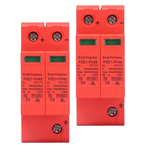 2st Chirurgbeschermers DC Fotovoltaïsche Arester 2P 40KA met afstandsbediening Signaal FXD1-PV40 Professionele Accessoires (DC 500V)