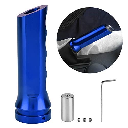 Universele auto aluminium handbrake hoes handgreep Beschermer handrem Mouw (blauw)
