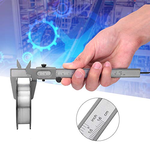 Remkalibers Metal Vernier Caliper Meetgereedschap handmatige micrometermeter roestvrij staal hoge precisie voor binnenste buitendiameter meting (6 inch) 4
