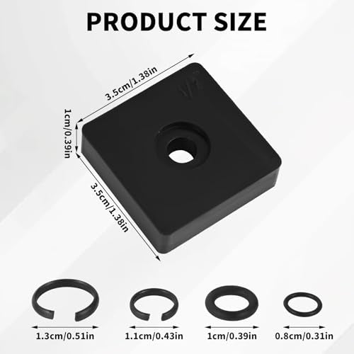 41st Set van veerringen 3/8 & 1/2 Inch met O-ringen, Inclusief installatiegereedschap voor aambeeldveren Geschikt voor elektrische en pneumatische slagmoersleutels