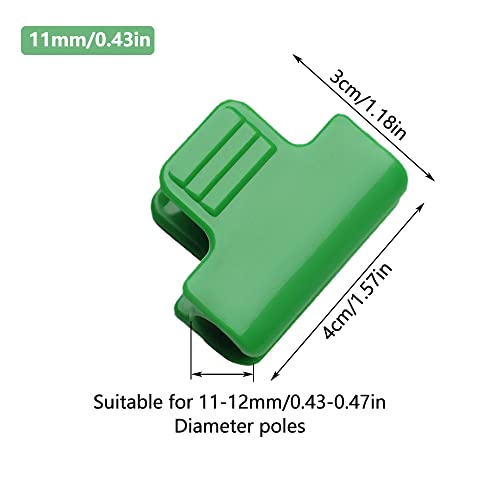 11mm Greenhouse Clips Plant Clips, Film Row Cover, Tunnel Hoop Clip, Garden Hoop Clips, 30 stuks
