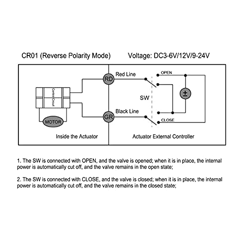 DC12V DN15 1/2in elektrische kogelventiel BSP Messing gemotoriseerde switch accessoire Part 5