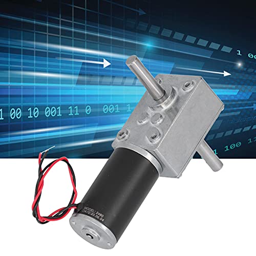 Worm Gear Motor DC Motor metalen behuizing Roestvrij staal uitgang Shaft lage wrijving energieverbruik Elektrische motor gebruikt in huishoudens (DC12V 260RPM) 5