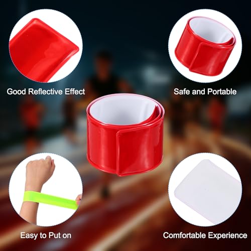 Reflectieve Bat Bands, Reflector Band, Snap Armbanden, Armbanden, Hoge zichtbaarheid, Veiligheidsreflectoren, Polsband, Strips voor Nacht Joggen, Fietsen, Wandelen 3