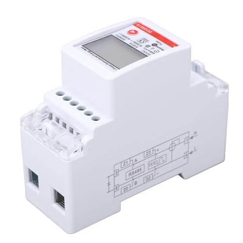 Single Phase Two Way Energy Meter Din Rail Mount KWh meter met RS485 Comm AC230V 5A