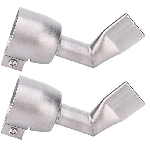 Lassen pistool Nozzle 120 TPO dak gereedschap Roestvrij staal 2 stukken lassen pistool Nozzle Flat 120 graden roestvrij staal Hot Air Plastic Lassen zaklamp Accessoires