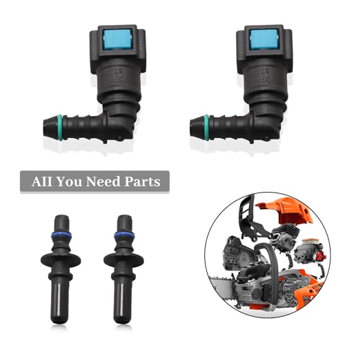 Auto brandstofslang Connector,Gasoline slang passen,Fuel Line Connector,Snel Release Vrouwelijke Connector,90 Degree Fast Connector, Plastic 7.89-ID6.2 Stukken