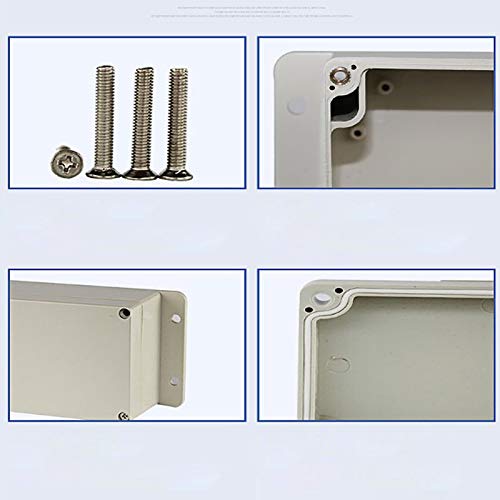 SenRise IP65 Waterproof Junction Box ABS Electrical Project Enclosure Maat 27, wit