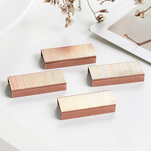 24/6 Nieten, 1000 PCS Quility nietjes Rose Gold Standaard 12mm breedte nietjes voor Nieter 3