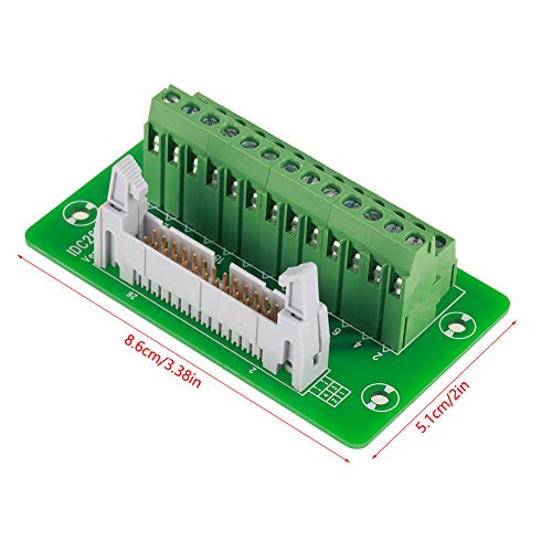 IDC-26P DIN Rail 26 Pin 5mm Transfer Terminal Blok horen mannelijke terminal bestuur met beugel