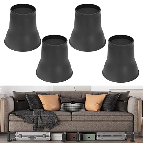 4 Stuk meubels Riser verstelbare bed Riser 6 inch Horn vorm Sofa Leg Boosters, zwaar meubilair Lift Booster Stevig met anti-slip pads bed Frame voor tafel stoel bureaubank 4
