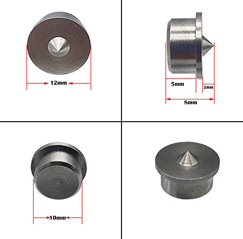 Dowel Pin Center Houtbewerking Uitlijningstoolpunten Marker Drill Center, 10mm Dwel Drill Center Points Pin Set (10 PCS) 3