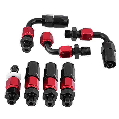 Universele regelbare brandstofdrukregelaar Kit Oil 0-100psi Gauge AN 6 Fitting End