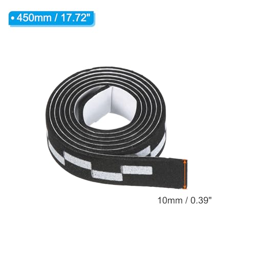 18" Tafeltennis Side Tape, 6 Pack Ping Pong Edge Tape Bescherm de randen van rubber en mes voor Paddles Racket, zwart