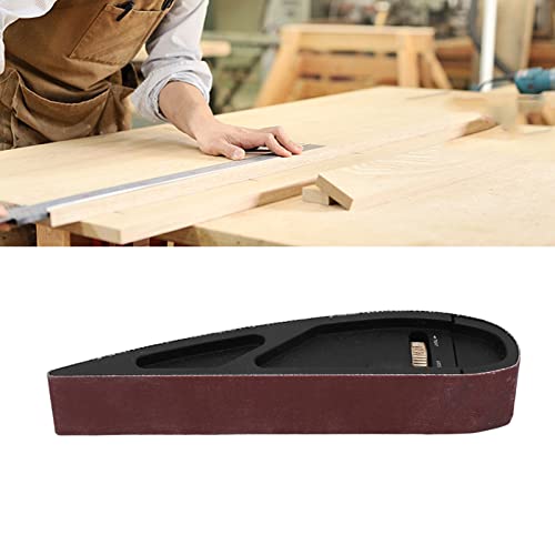 Schuurblok handschuurmachine, aluminium schuurpapier houder Schuren Poolser voor klittenband schijven Herstel van houten meubels Huis Kunst Ambacht Sandpaper houder met 15PCS 120 320 600 Grit 3