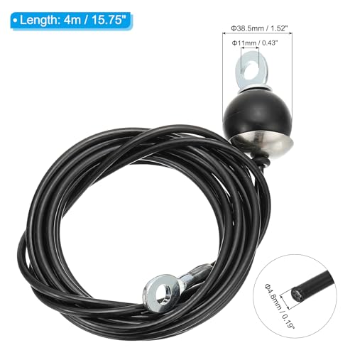 Pulley Kabel, verstelbare Fitness Kabel Pulley Systeem Vervanging Dikke 4mm Heavy Duty Gym Kabel Pulley bijlage voor thuis