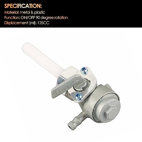 Motorbrandstofkraan, Motorbrandstoftankschakelaar Pit Bike Benzine Tap gas brandstof Cut off Valve brandstof Tap voor CG 125 Motor Automotive Switches, populair, In de tank 5