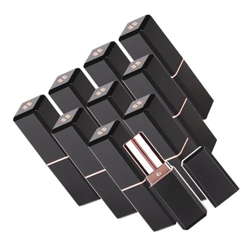 10 stuks Lege Lipstick Tubes voor DIY Cosmetic Lipstick, gemaakt van duurzaam ABS materiaal, ideaal voor vriendin en vrienden