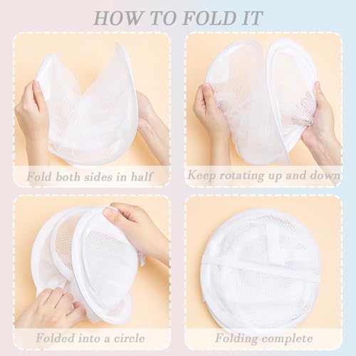 2 stuks Hangende wasmand, Mesh opvouwbaar Kleine muur wasmanden Pop-up wasmand Organisator vuile kleren Mesh Bag draagbare wasbak voor thuis, Hotel, Reizen, Camping (White + 4