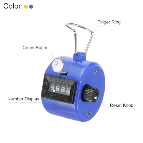 Klikteller, Digital Mechanical Handheld Tally Click Coaching Brei Golf, Lap, Vissen 3