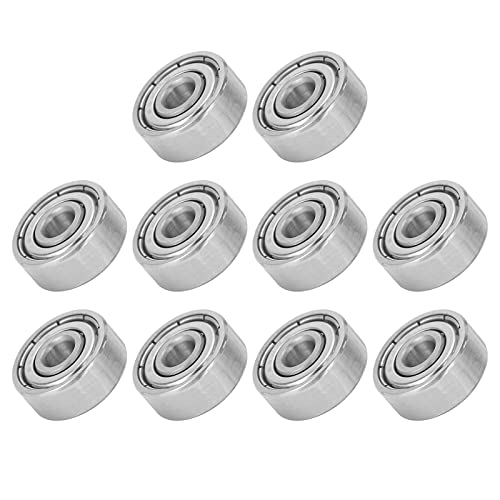 Kogeljagers, 5 x 13 x 5 mm roestvrijstallen kogeljagers voor longboards, rolschaatsen, onderdelen, skateboards, inline schaatsen, grootkogels 5