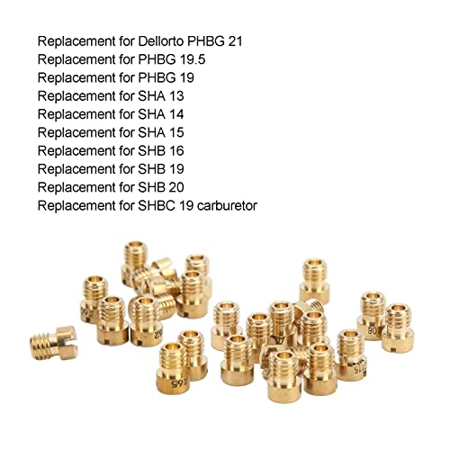 25 st. Carburator Jet Kit Metal Head Geschikt voor Carburators met M5 Nozzles Replacement Dellorto PHBG-Phbg 3