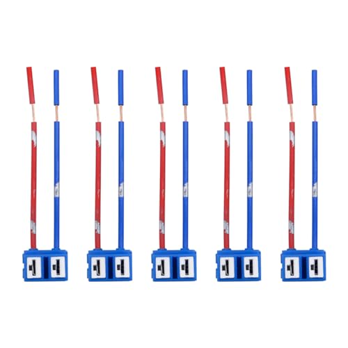 Zee 5PCS H7 Keramische Harnas Connector Vrouwelijke koplamp bolhouder Bedrading H7 Lamp huisvesting