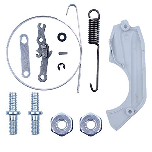 Ketting Brake Cover Band Spring Bar Nuts Studs Reparatie Kit Fit Stihl 018 017 MS180 MS170 MS 180 170 Gas Chainsaw Onderdelen