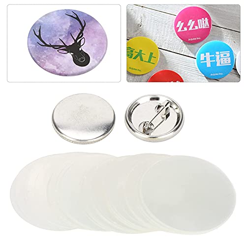 100st badge knop pin, lege DIY pin kit medaille duidelijke knop pen badges kit voor handwerk souvenirs geschenken 3