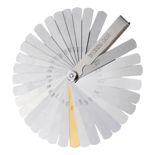 32 Stainless Steel Sensing Blades, Blades, Sensor Blade Gauge, Metric, Radio Maker, Thread Gauge, Metric Meethulpmiddel voor het meten van Crack Breedte/Dikte, Sensor Metric
