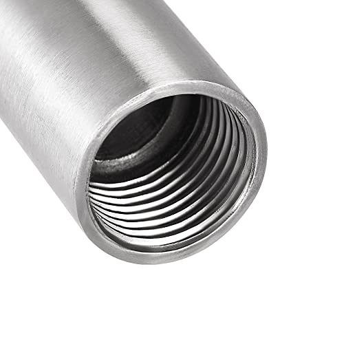 2Pcs Douchekop uitbreiding arm, 50mm Douche arm Extender, 1/2 PT roestvrij staal handheld douchepijp hoofd uitbreiding Ronde Pijp voor badkamer accessoire 5