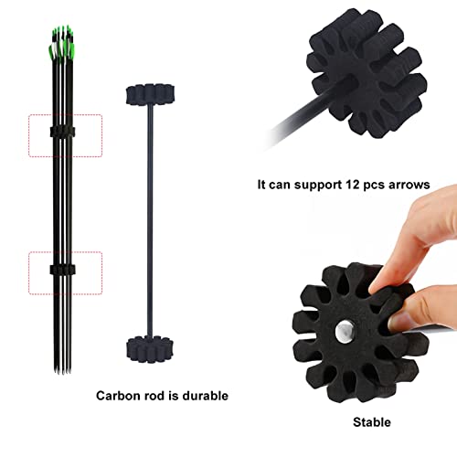 Boogschieten pijlen houder pijlen plat separator draagbare boogschieten pijlen beschermer verstelbare pijlen divider voor buiten avontuur