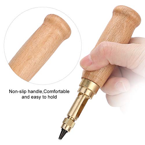 6-Piece verstelbare Japanse schroefgaten boekbinden gereedschap papier Die Craft Punch voor het ponsen lederen riemen 4