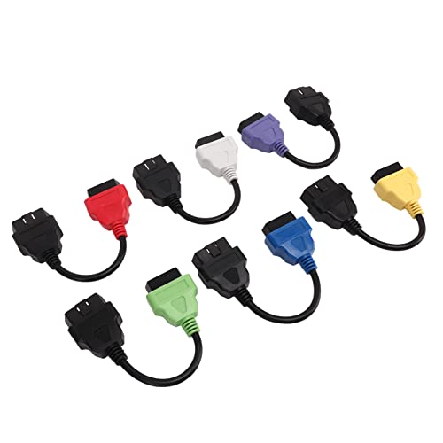 MultiECUScan Adapter Kabel OBD2 Kenmerkende ECU Scan Tool Makkelijk herkenbaar ABS Plastic Materiaal Vervanging Geschikt voor Lancia (6 stuks)-Multi Ecuscan