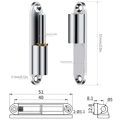 4 st Scharnier voor Windows & Doors, Room Door Deur Tape, Reparatie Scharnier, voor het schroeven Scharnier 4