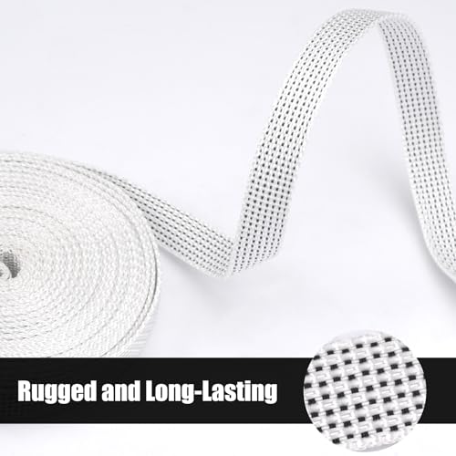 6M Roller Shutter Tape 14mm, Roller Shutter Tape Rand versterkt Hoge Tear-bestendig Draagbestendig Hoge Tear-bestendig en UV gestabiliseerd Roller Shutter Tape reparatie Kit Roller Shutter Tape voor Roller 5