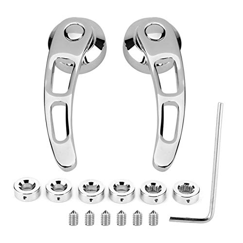 Buitendeurgrepen, 2PCS 4 1/4 inch Auto Auto Premien deurkruk Set, Auto Auto Vintage deur handvat Window Crank Set geschikt voor oudere modellen 3