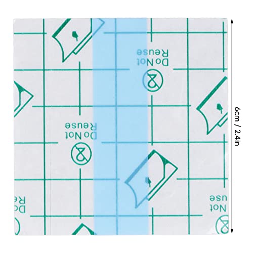 100 st. Make-up hand palet Waterdichte PU Film Zelfklevende wegwerp make-up mengen palet